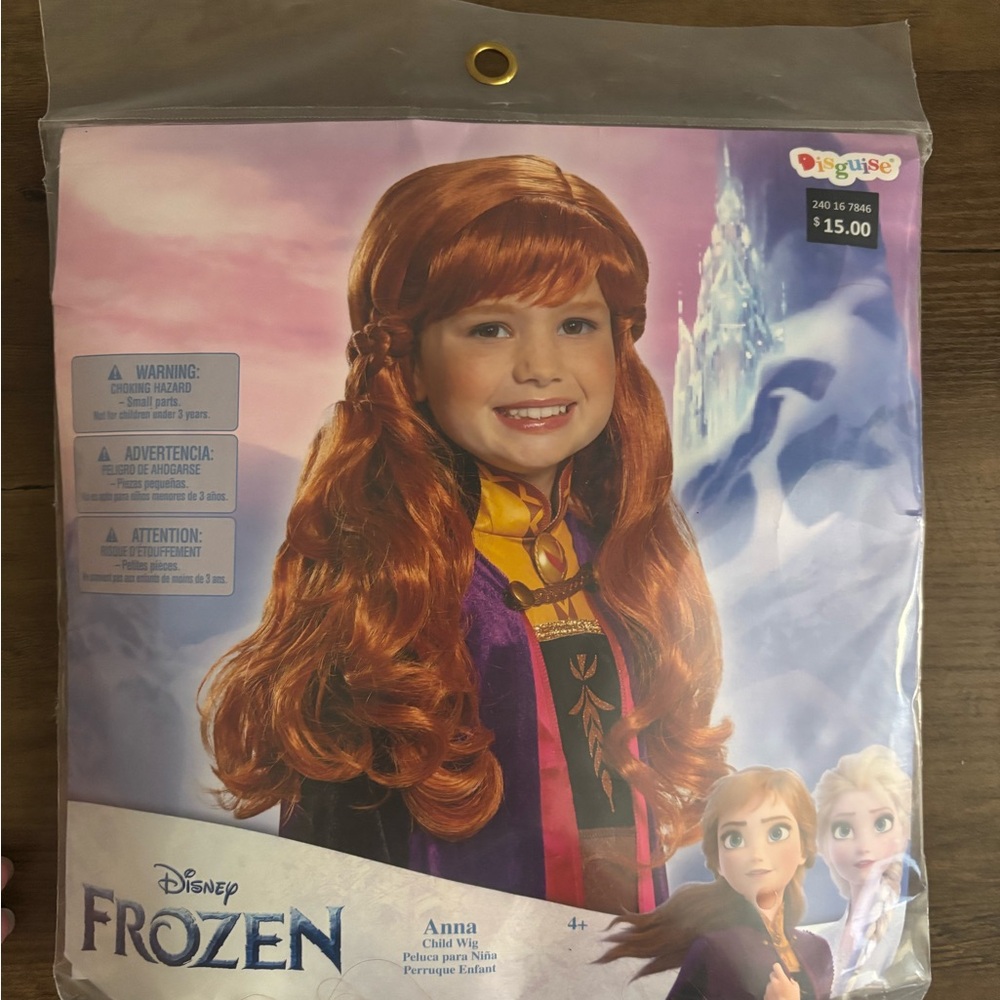 Disney Frozen Anna Costume Wig - Auburn